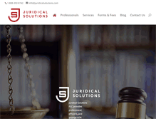 Tablet Screenshot of juridicalsolutions.com